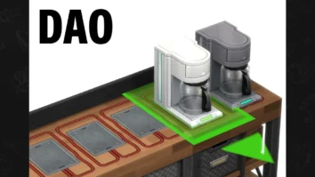 Sims 4 mods de Sims Daomengyou mostrando el Expansor de Electrodomésticos en encimera