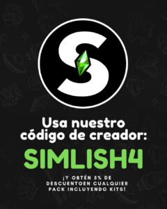 Usa el código de creador SIMLISH4