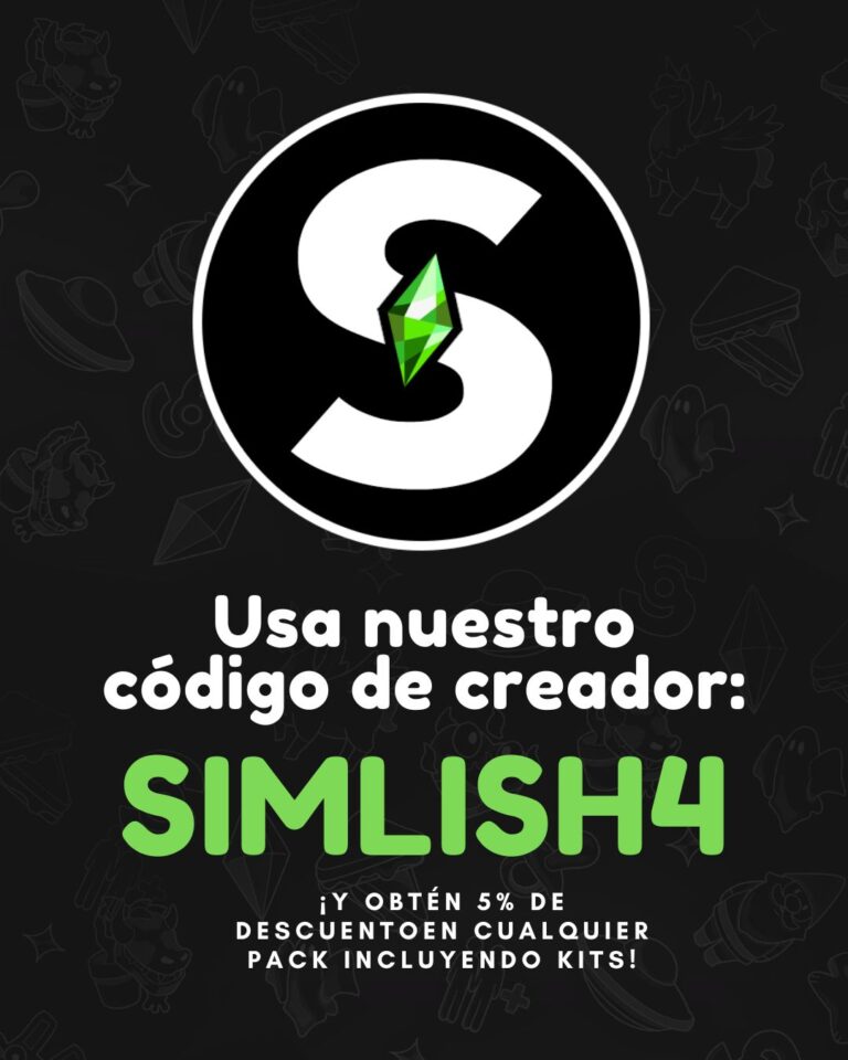 Usa el código de creador SIMLISH4