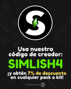 Usa el código de creador SIMLISH4