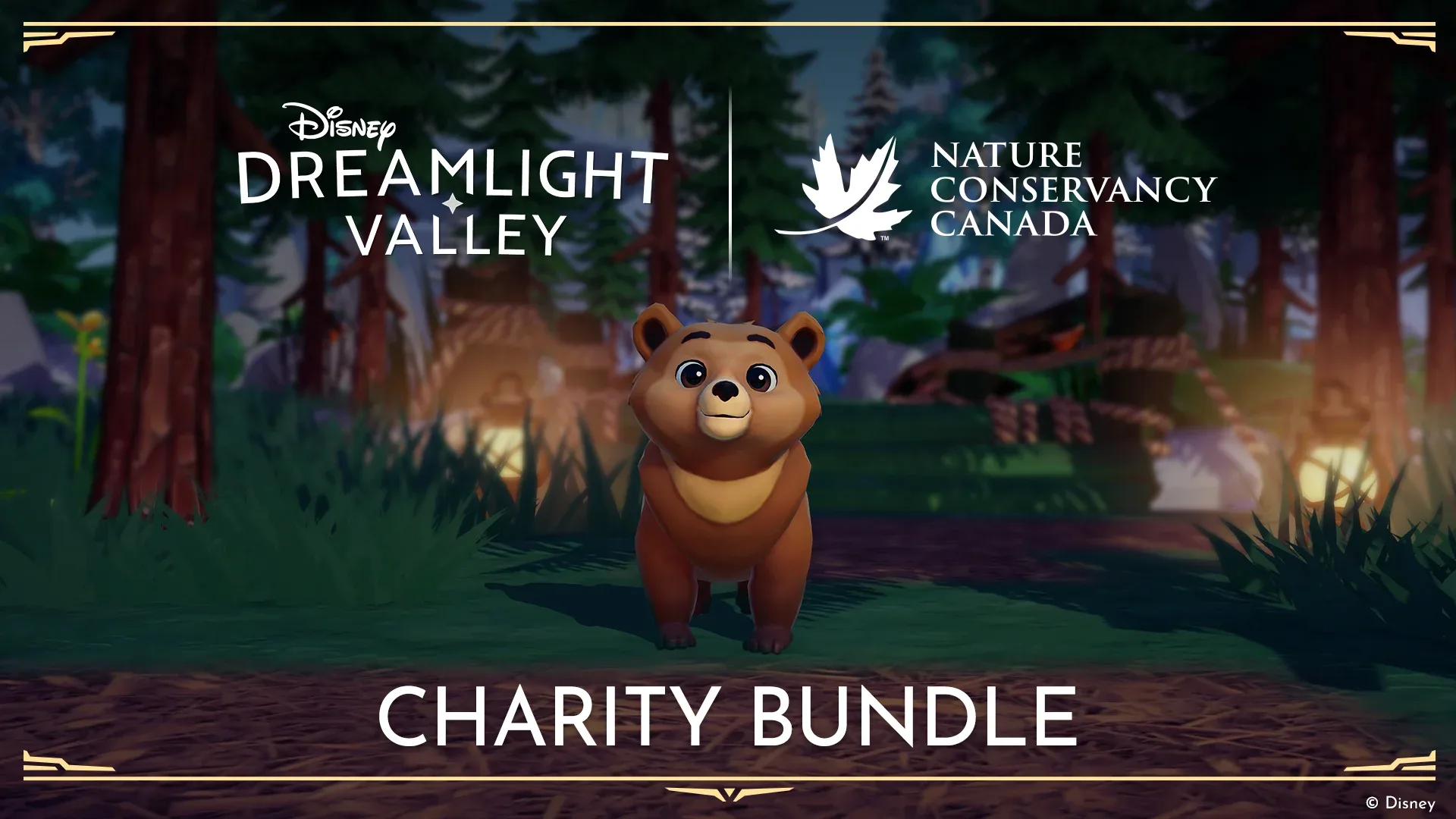Disney Dreamlight Valley osezno grizzly, Campaña solidaria en colaboración con Nature Conservancy of Canada | Simlish4