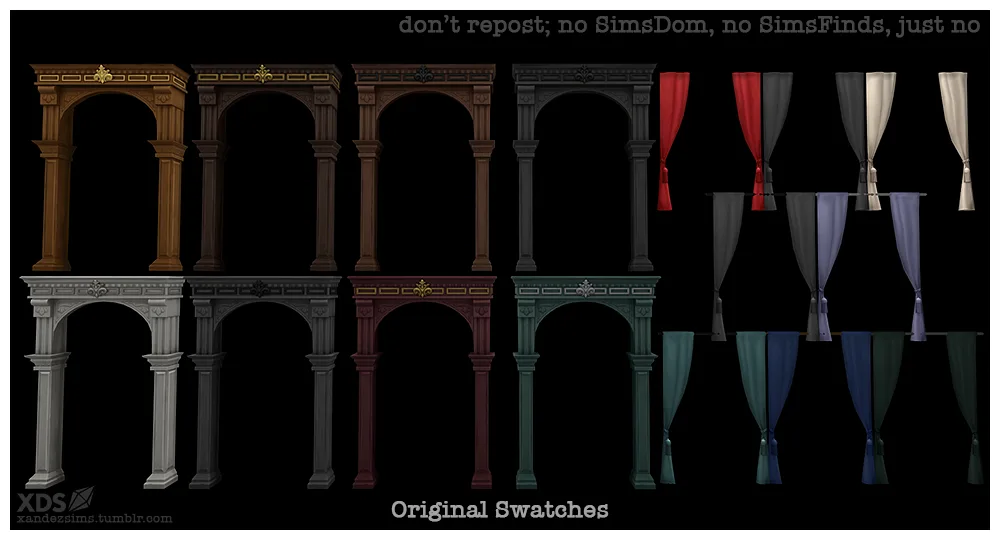 Sims 4 CC — [Dark Cadenza Wall Arch Redux] de xandezsims para Los Sims 4 | Simlish4 — imagen 3