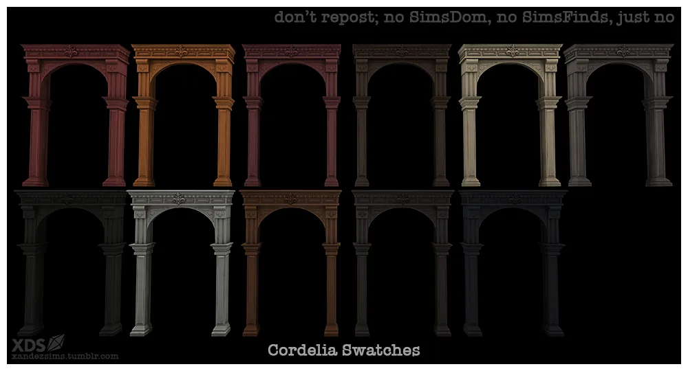 Sims 4 CC — [Dark Cadenza Wall Arch Redux] de xandezsims para Los Sims 4 | Simlish4 — imagen 4