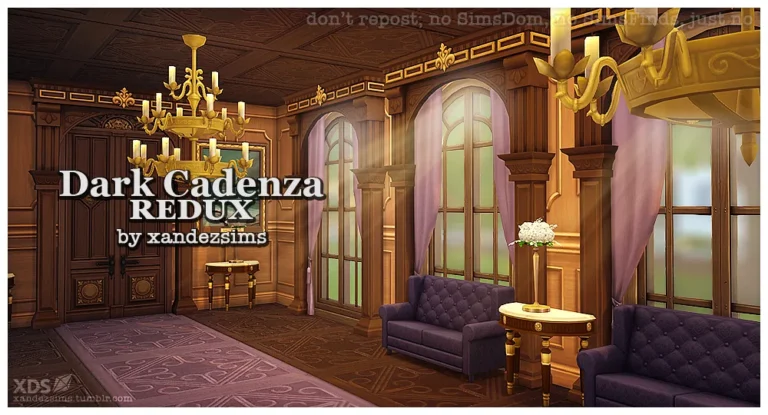 Sims 4 CC — [Dark Cadenza Wall Arch Redux] de xandezsims para Los Sims 4 | Simlish4