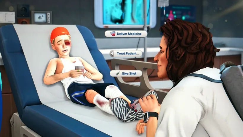 Sims 4 Mod — Exam Bed Unlocked Interactions🥼 de Tinycoffeecups para Los Sims 4 | Simlish4, imagen 3