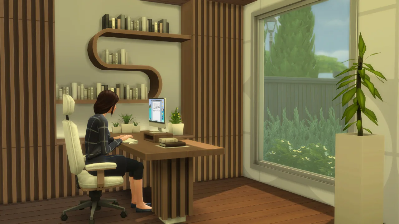 Sims 4 CC — Home Office Set - Part 2 de illogicalsims para Los Sims 4 | Simlish4 — imagen 2