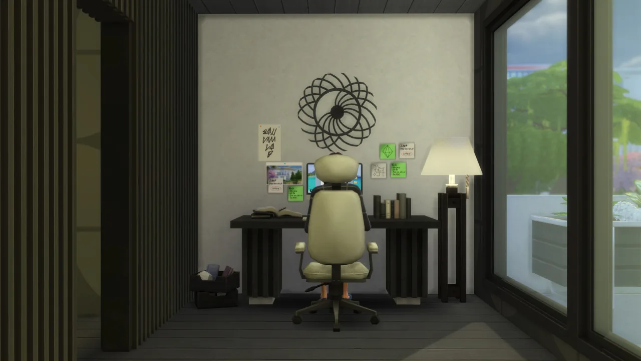 Sims 4 CC — Home Office Set - Part 2 de illogicalsims para Los Sims 4 | Simlish4 — imagen 4