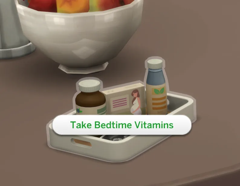 🚨NEW MOD ALERT🚨 BOTW: Prenatal Vitamins (Sims 4 Mod) de SIXAM CC para Los Sims 4 | Simlish4 — imagen 2