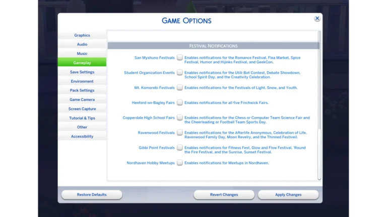 Los Sims 4 notificaciones, Opciones de guardado, memoria potenciada, contenido gratis y más | Simlish4