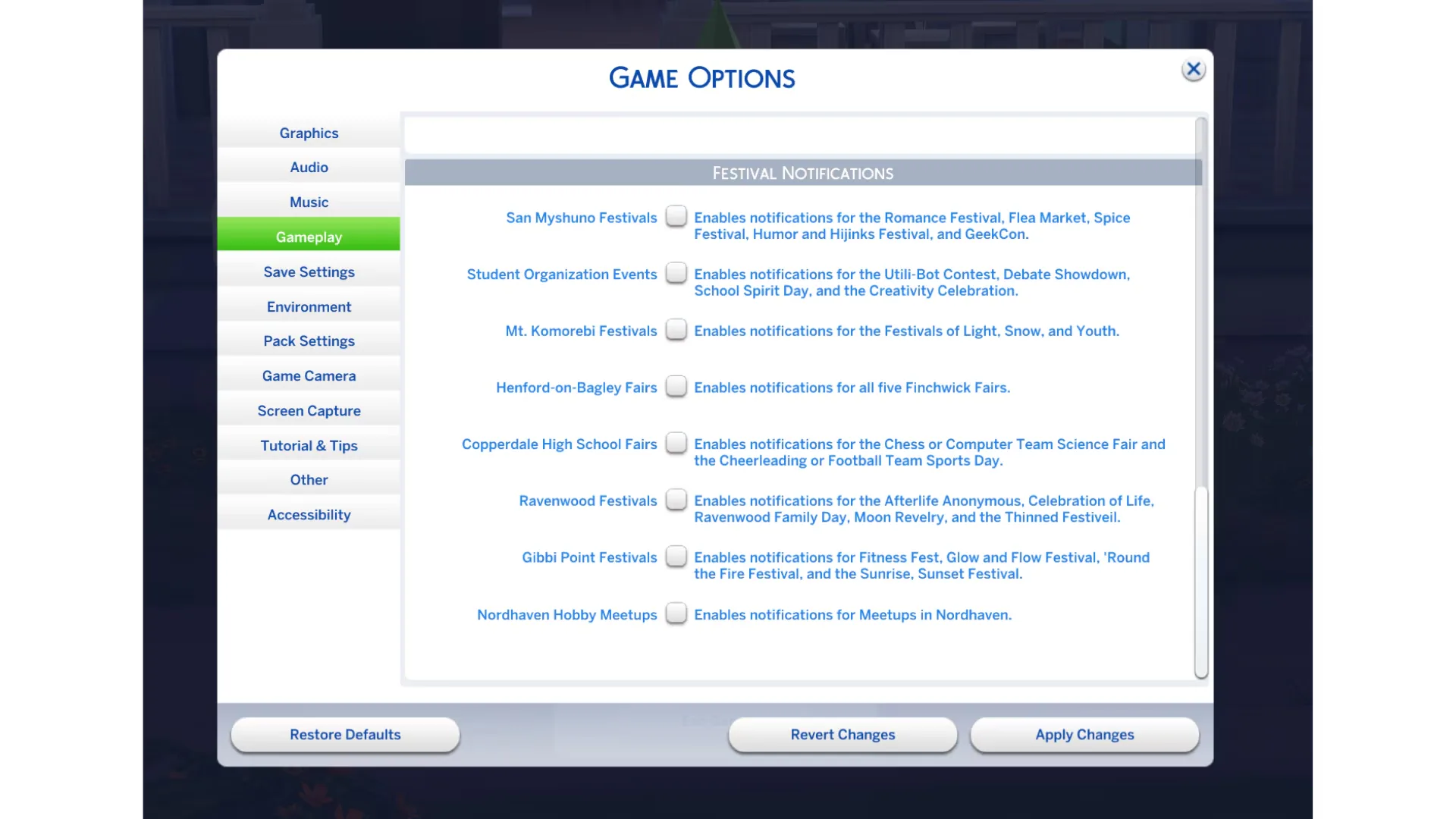 Los Sims 4 notificaciones, Opciones de guardado, memoria potenciada, contenido gratis y más | Simlish4