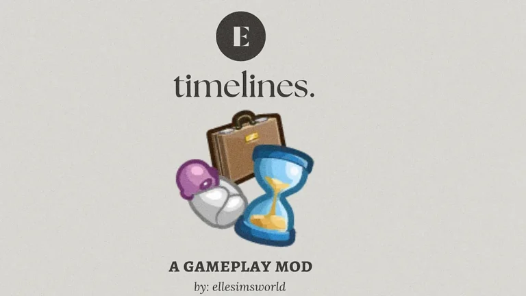 Sims 4 Mod, PREVIEW: Timelines (2.0) de ellesimsworld para Los Sims 4 | Simlish4