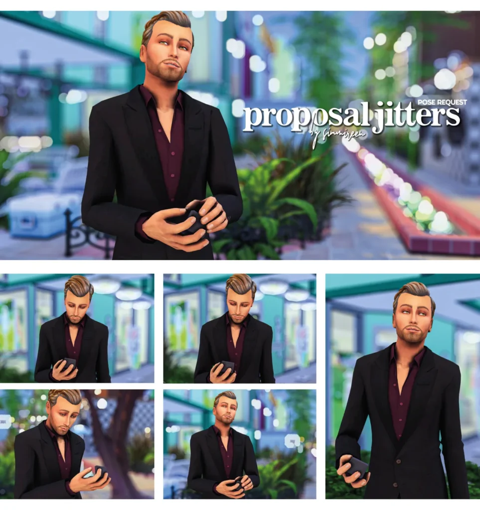 Sims 4 CC — Proposal jitters de simmireen para Los Sims 4 | Simlish4