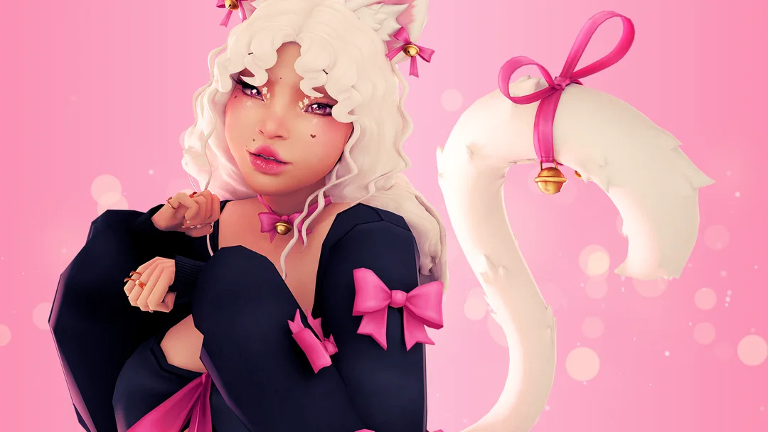 Suzu Ribbon set Saruin CC, Suzu Ribbon Set de Saruin para Los Sims 4 | Simlish4