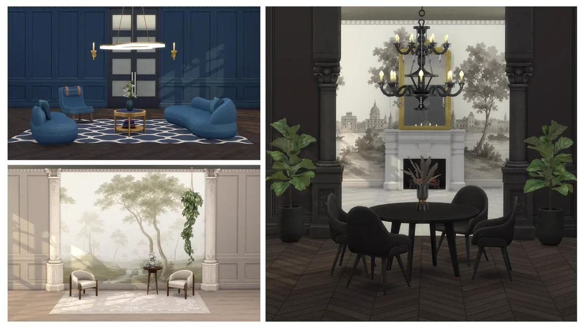 Los Sims 4 muros Haussmanianos — Syboulette (@SybouletteCC) on X | Simlish4, imagen 2