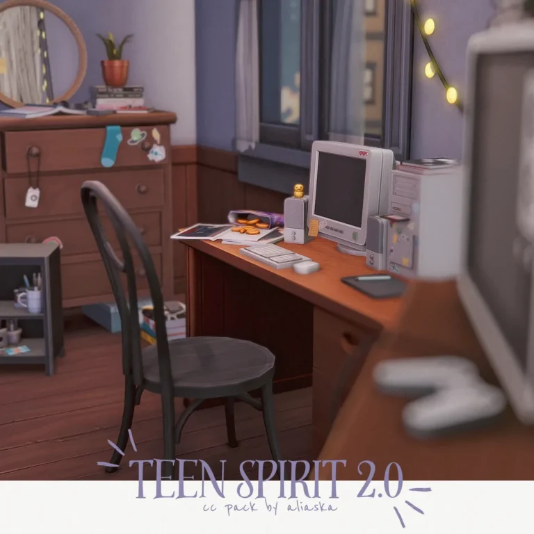 Sims 4 CC — Teen Spirit 2.0 de aliaska para Los Sims 4 | Simlish4