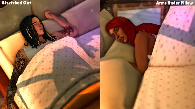 Sims 4 CC — Under The Covers💤 de Tinycoffeecups para Los Sims 4 | Simlish4 — imagen 2