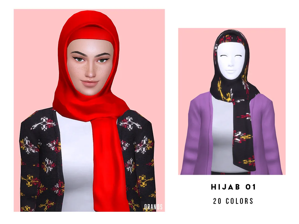 Vista previa de Amira Set, crear un sim de oranos para Los Sims 4.