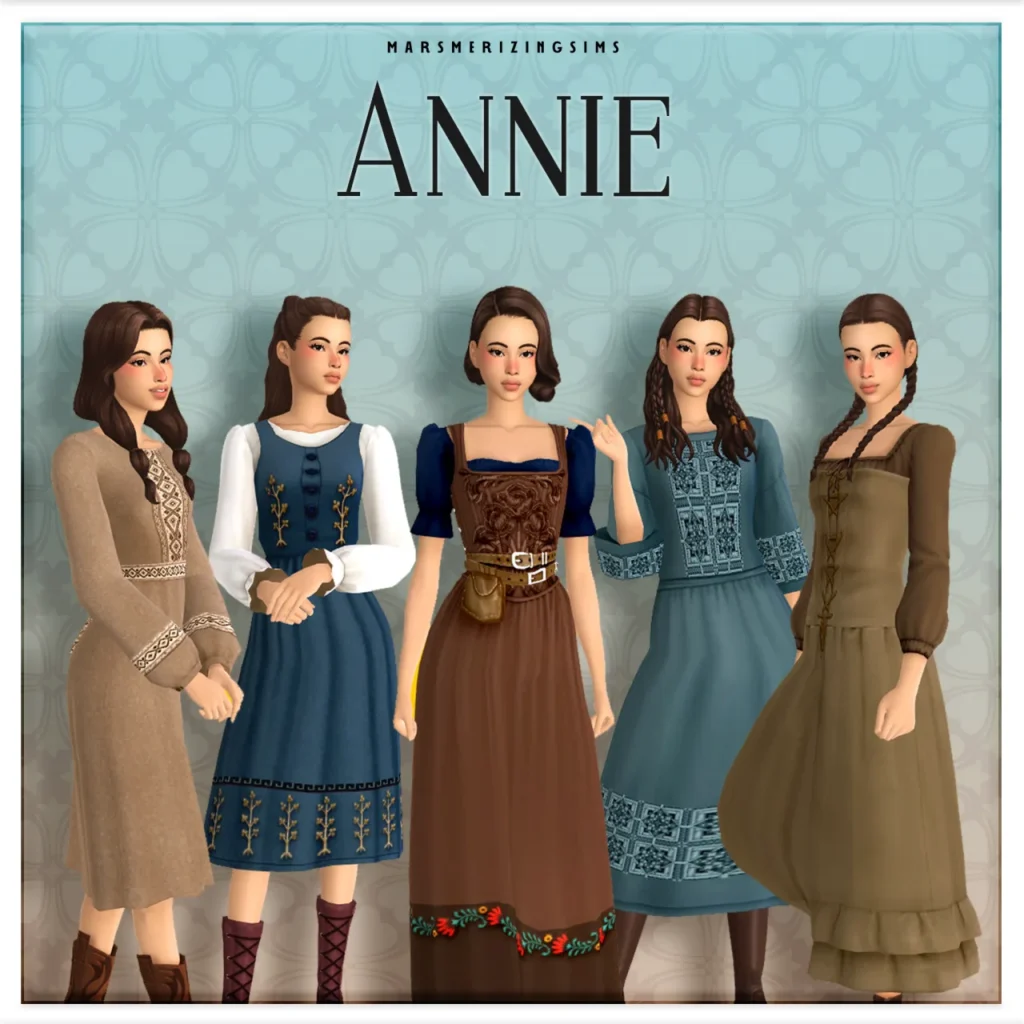 Annie (Public May 30th) de marsmerizing-sims para Los Sims 4