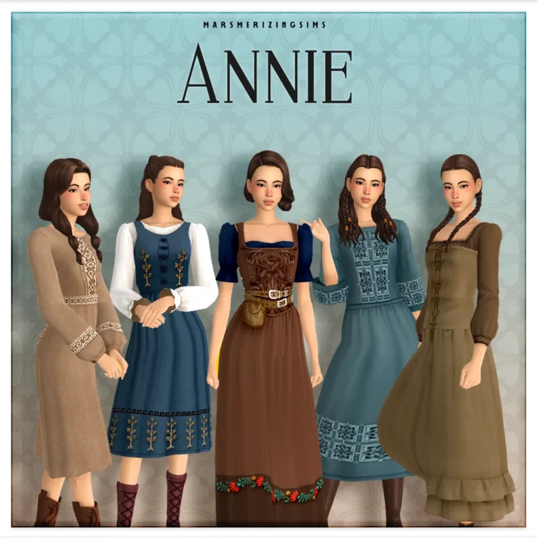 Annie (Public May 30th) de marsmerizing-sims para Los Sims 4