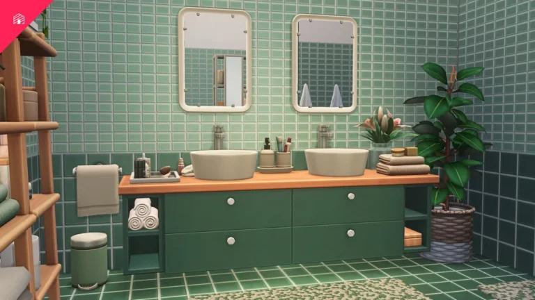 Vista previa de Baysic Family Apartment, solares y habitaciones de harrie-cc para Los Sims 4.