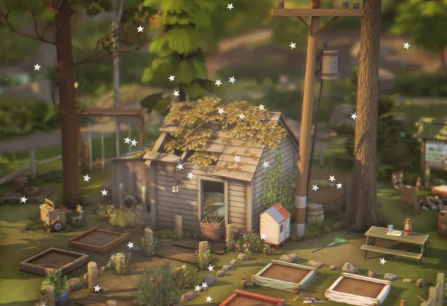 Vista previa de Built this cc free quaint rundown community, construir y comprar de atticwindowatdawn para Los Sims 4.