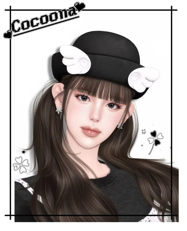 Vista previa de Cocoona_Cloud Winglet Hat, accesorios de cocoona-sims para Los Sims 4.