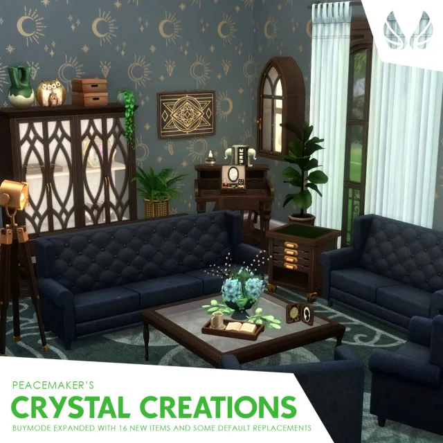 Crystal Creations - Buymode Expanded When I got to test the new pack curiosity of The EA Creator Network, the buymode objects were a little sparse. The pack is more gameplay focuss de peacemaker-ic para Los Sims 4