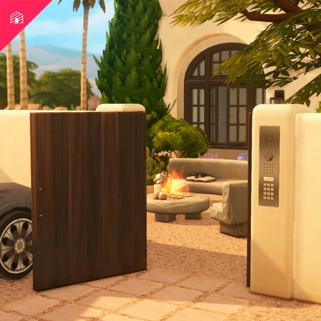 Vista previa de Del Sol — Part Six: Boundaries & Atmosphere, construir y comprar de harrie-cc para Los Sims 4.