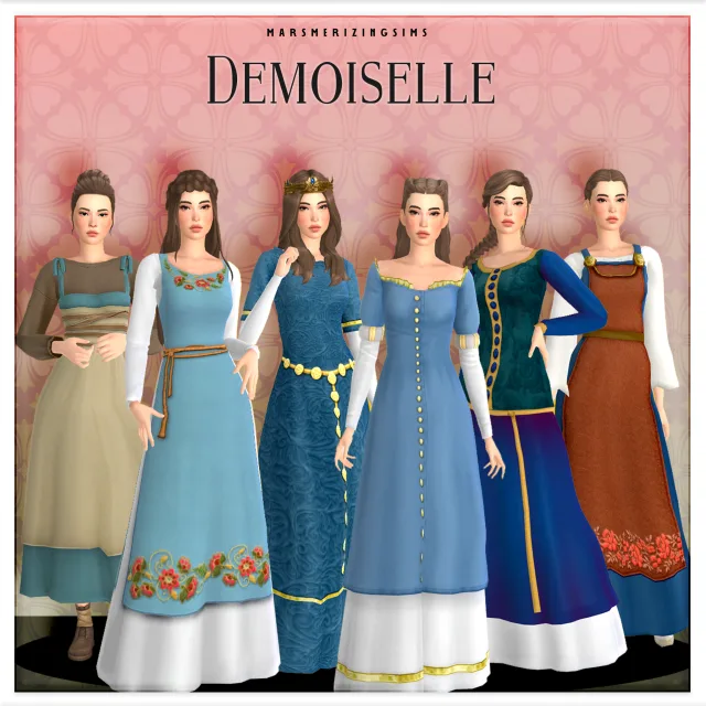 Demoiselle (Public Sept 12th) de marsmerizing-sims para Los Sims 4