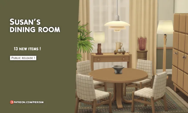 Vista previa de Download patreon, construir y comprar de pierisim para Los Sims 4.