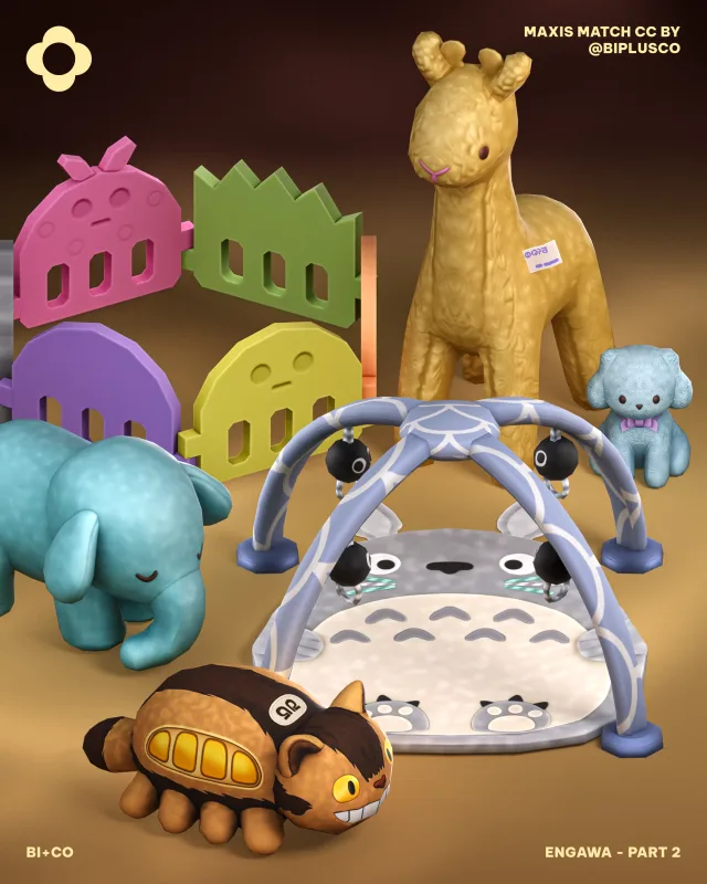 Engawa - Part 2 The time has come to open up the playpen! The second installment of our Engawa colección is officially dropping today, and this one is dedicated entirely to the li de biplusco para Los Sims 4