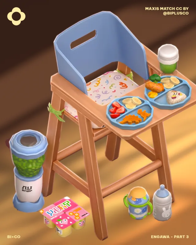 Engawa - Part 3 Mealtime is Served: Edible Food Mod & Clutter Drop! The kitchen is officially open! The next installment of our Engawa colección is officially here!!! We may de biplusco para Los Sims 4