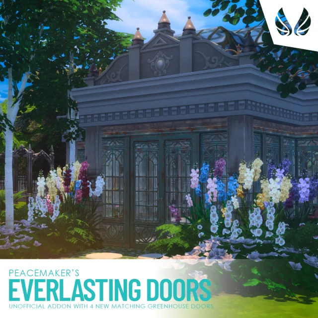 Everlasting Doors - Unofficial Addon for Life and Death When I had early access, I was very pleased with how well-rounded the buildmode was, except for one obvious omission; a door de peacemaker-ic para Los Sims 4