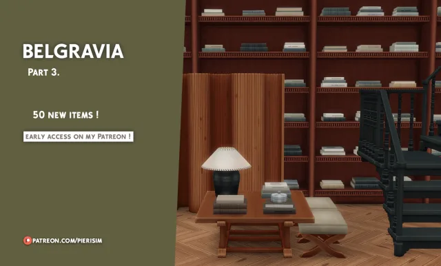 Vista previa de Hello hello !, construir y comprar de pierisim para Los Sims 4.