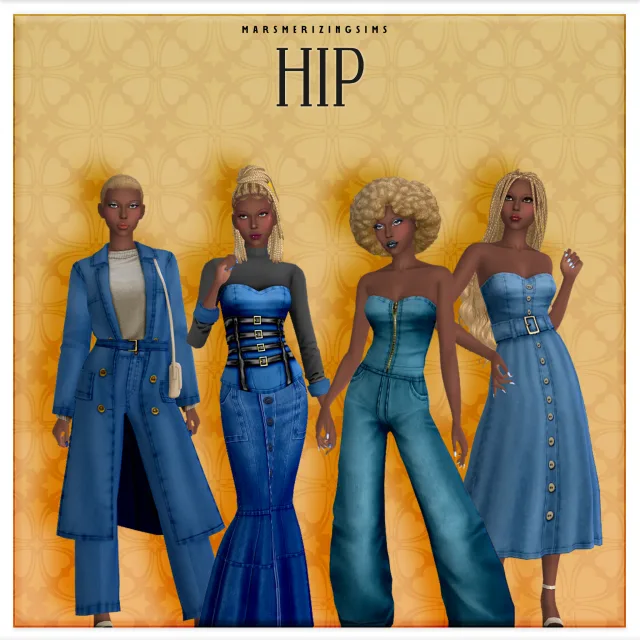 HIP (PUBLIC July 25th) de marsmerizing-sims para Los Sims 4