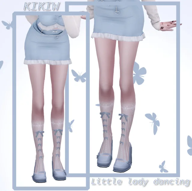 Vista previa de KIKIW]Little lady dancing, zapatos de cocoona-sims para Los Sims 4.