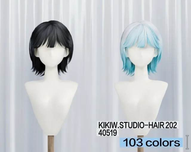 Vista previa de KIKIW.STUDIO-cabello 20240519, cabello de cocoona-sims para Los Sims 4.