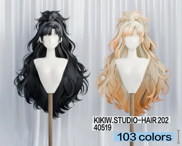 Vista previa de KIKIW.STUDIO-cabello 20240608, cabello de cocoona-sims para Los Sims 4.