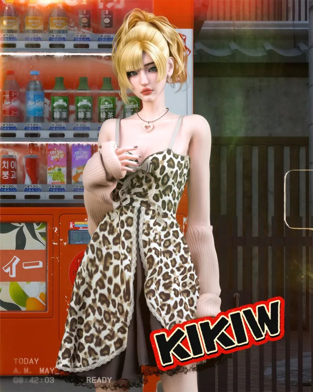 Vista previa de KIKIW.STUDIO-GAL_set, cabello de cocoona-sims para Los Sims 4.