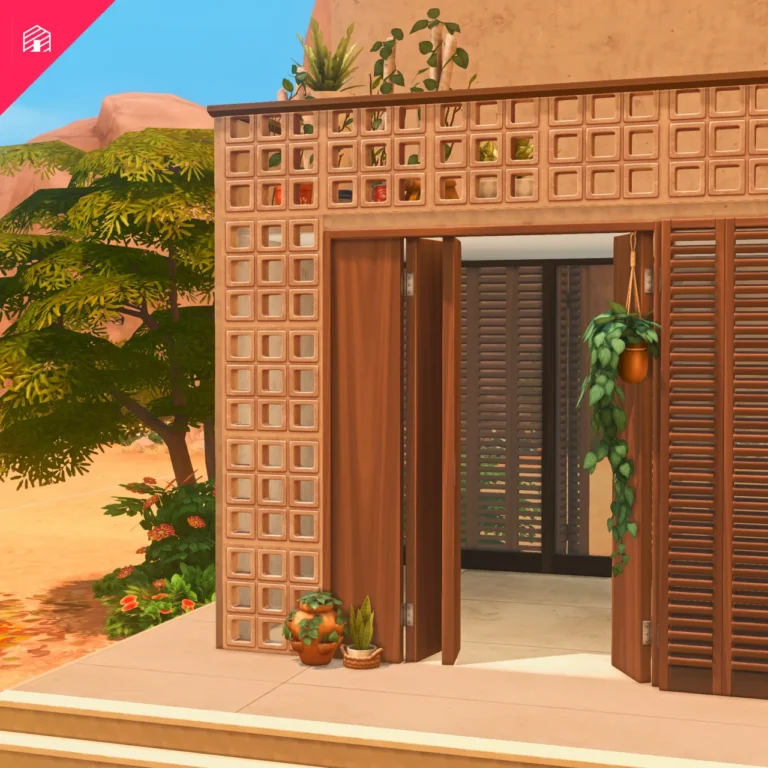 Vista previa de Kwatei colección - Part One, construir y comprar de harrie-cc para Los Sims 4.