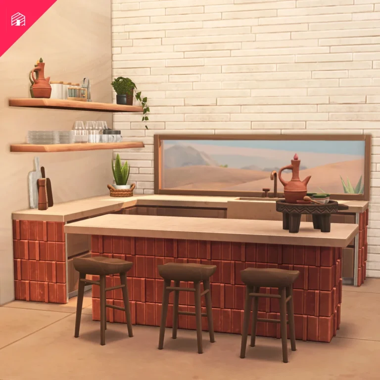 Vista previa de Kwatei colección - Part Two, construir y comprar de harrie-cc para Los Sims 4.