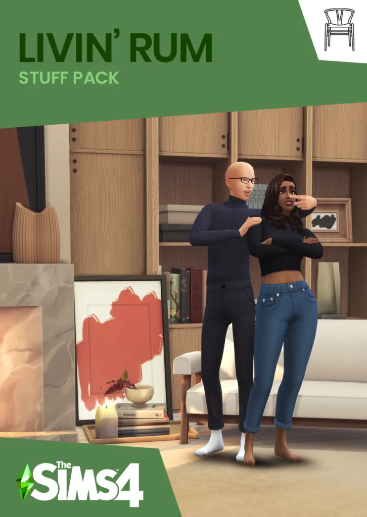 Vista previa de LIVIN' RUM, construir y comprar de harrie-cc para Los Sims 4.
