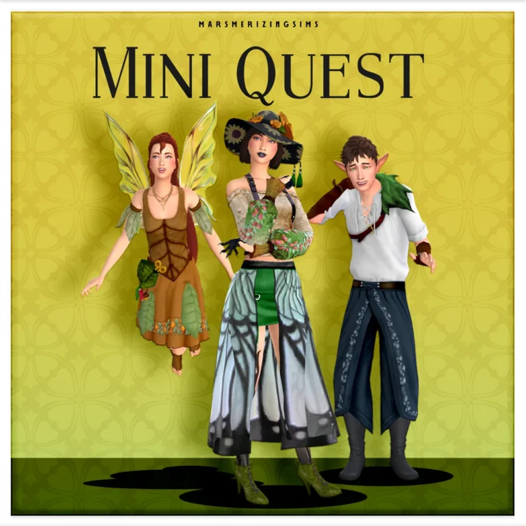 Mini Quest (Public Feb 14th) de marsmerizing-sims para Los Sims 4