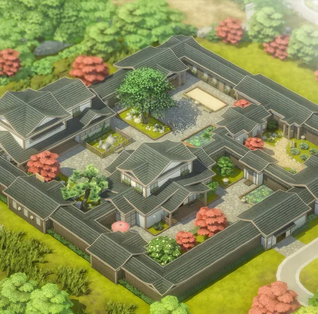 Vista previa de Mt komorebi 2 5 1 wakabamori download patreon, solares y habitaciones de axiisims para Los Sims 4.