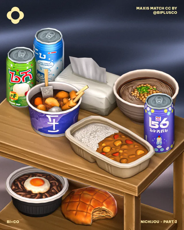 Nichijou - Part 2 Whether your Sim is mourning a tragic movie or just losing the battle against dust bunnies, the second part of our Nichijou colección is here to provide some 1-p de biplusco para Los Sims 4