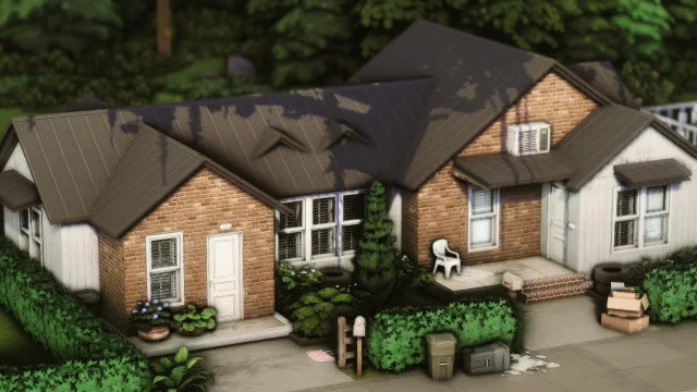 Vista previa de Realistic family home watch speed build video, solares y habitaciones de axiisims para Los Sims 4.