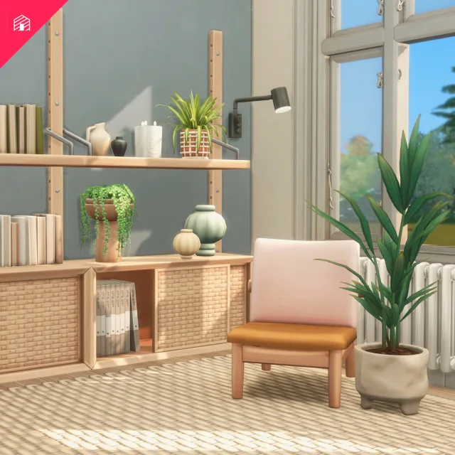 Vista previa de The Apartment: Copenhagen - Part Three, solares y habitaciones de harrie-cc para Los Sims 4.