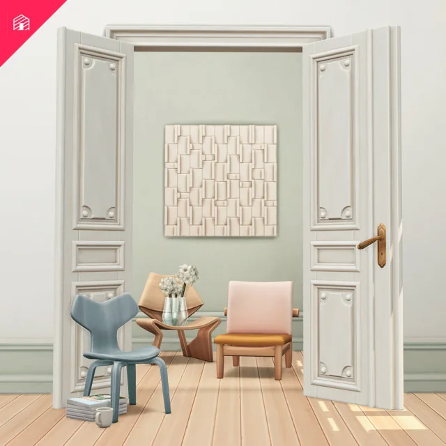 Vista previa de The Apartment: Copenhagen - Part Two, solares y habitaciones de harrie-cc para Los Sims 4.