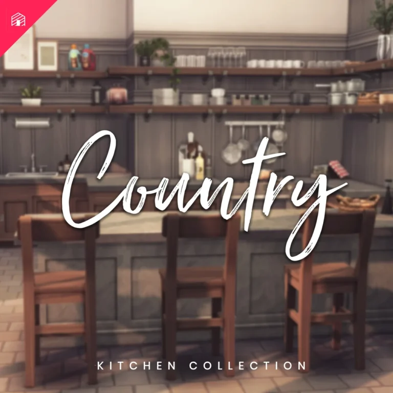 Vista previa de The Country colección - Part 2, construir y comprar de harrie-cc para Los Sims 4.