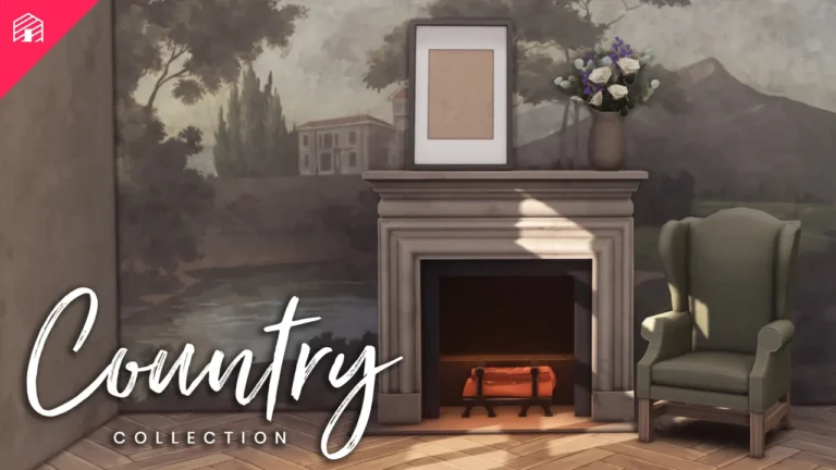 Vista previa de The Country colección - Part 3, construir y comprar de harrie-cc para Los Sims 4.